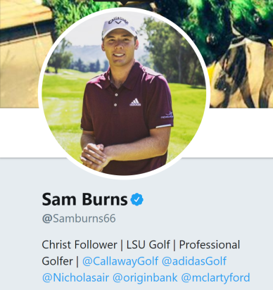 Sam burns twitter bio